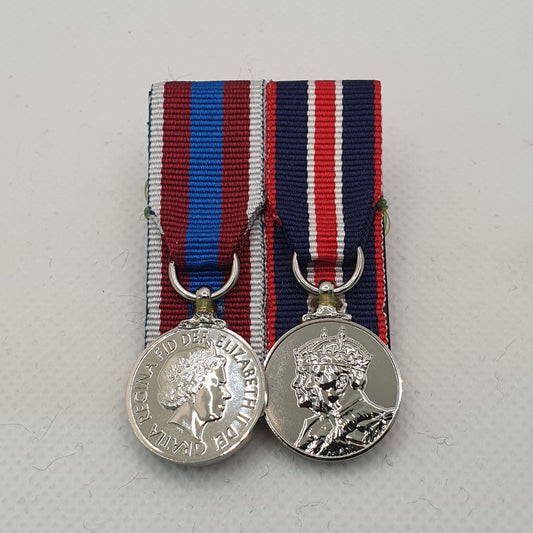 Platinum and Coronation 2023 Miniature Medal Set