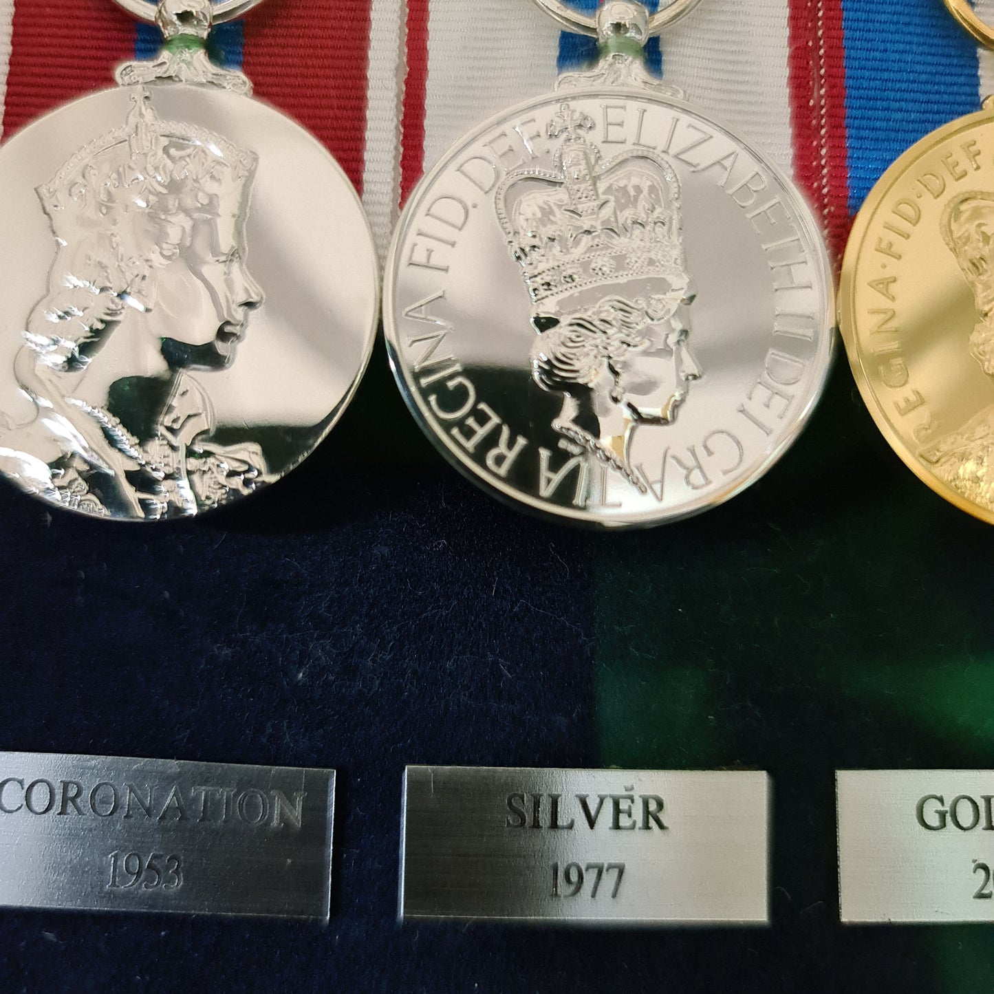 The Queen's Coronation Medal & Jubilee Medal Set