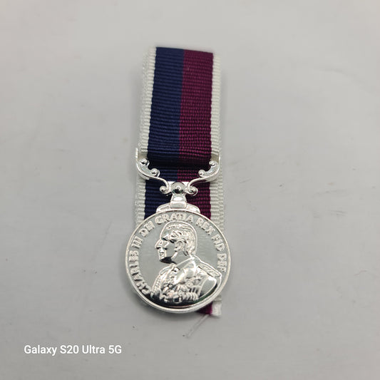 RAF LS&GC Miniature Medal Kings Head